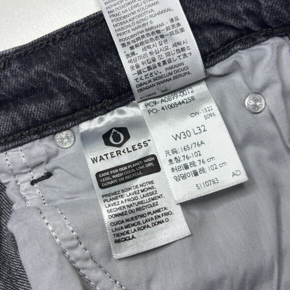 Levis Premium 70s High Rise Flare Denim Jeans Black Women's 30W 32L Boho Y2K - Picture 11 of 13